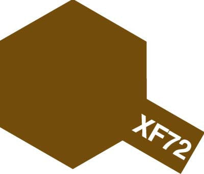 Tamiya Color Acrylic Paint - XF-72 Flat Brown (JGSDF) 10 mL