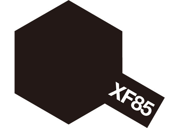 Tamiya Color Acrylic Paint - XF-85 Flat Rubber Black 10 mL