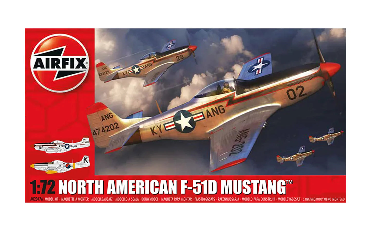Airfix 1/72-scale North American F-51D Mustang
