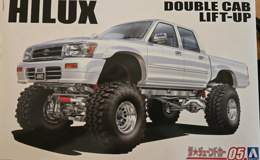 Aoshima 1/24 1994 Toyota LN107 Hilux Pickup Double Cab Lift Up