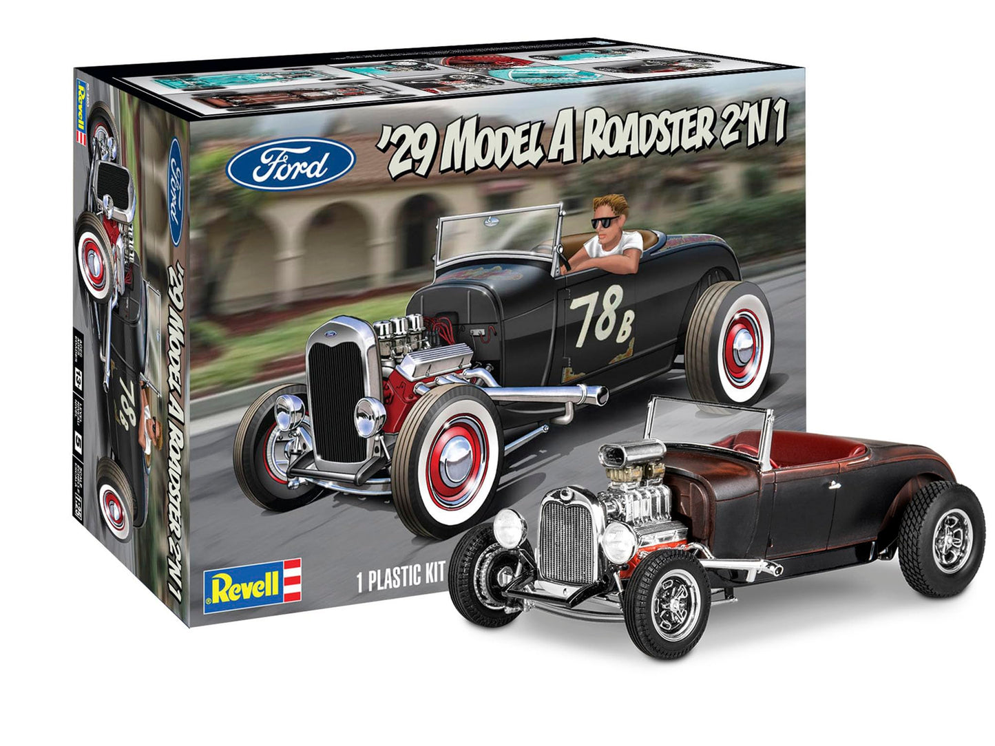 Revell '29 Model A Roadster 2 'n 1
