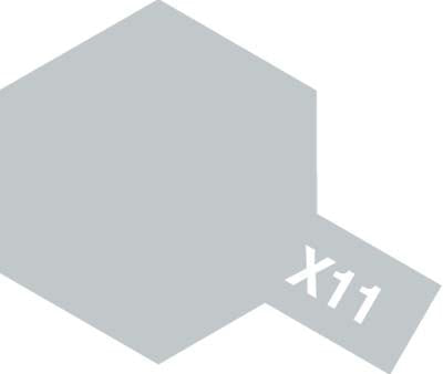 Tamiya Color Acrylic Paint - X-11 Chrome Silver 10 mL