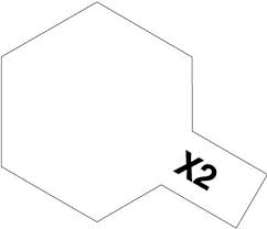 Tamiya Color Acrylic Paint - X-2 White 10 mL