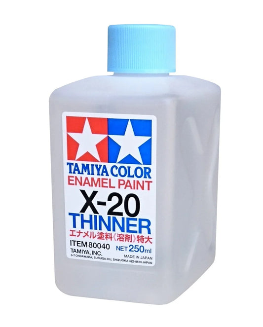 Tamiya Color Enamel Paint - X-20 Enamel Thinner 250 mL