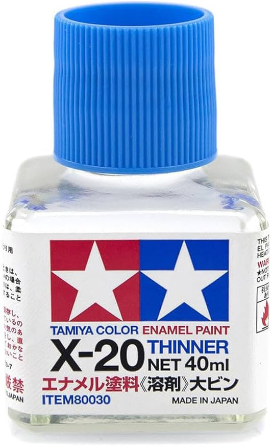 Tamiya Color Enamel Paint - X-20 Enamel Thinner 40 mL