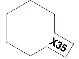 Tamiya Color Acrylic Paint - X-35 Semi-Gloss Clear 10 mL