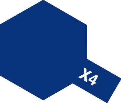 Tamiya Color Acrylic Paint - X-4 Blue 10 mL