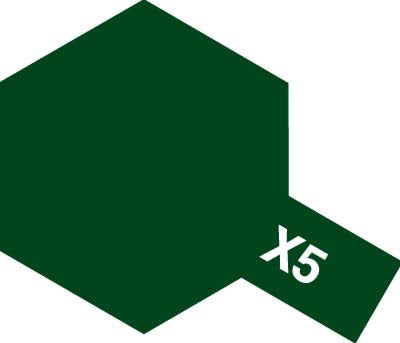 Tamiya Color Acrylic Paint - X-5 Green 10 mL