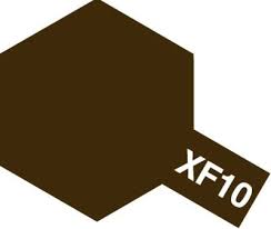 Tamiya Color Enamel Paint - XF10 Flat Brown 10 mL