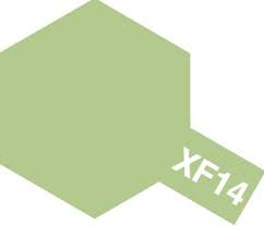 Tamiya Color Acrylic Paint - XF-14 Flat J.A. Grey 10 mL