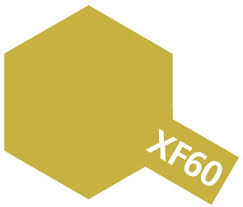 Tamiya Color Enamel Paint - XF-60 Flat Dark Yellow 10 mL