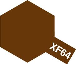 Tamiya Color Enamel Paint - XF-64 Flat Red Brown 10 mL