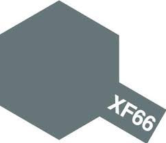 Tamiya Color Enamel Paint - XF-66 Flat Light Grey 10 mL
