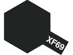 Tamiya Color Acrylic Paint - XF-69 Flat NATO Black 10 mL