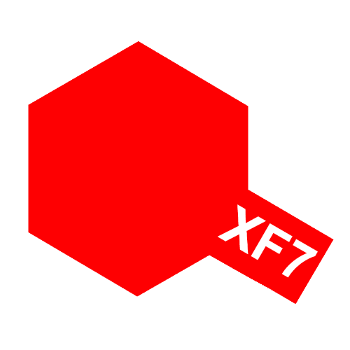 Tamiya Color Enamel Paint - XF-7 Flat Red 10 mL