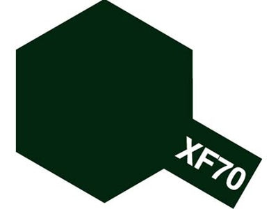 Tamiya Color Enamel Paint - XF-70 Flat Dark Green 2 (IJN) 10 mL