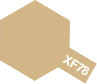 Tamiya Color Acrylic Paint - XF-78 Flat Wooden Deck Tan 10 mL