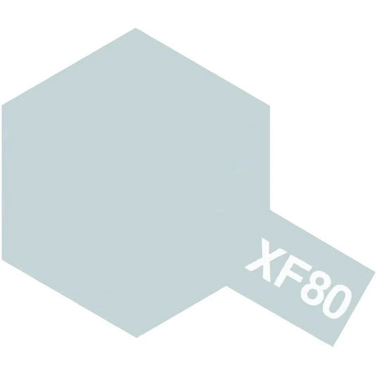 Tamiya Color Acrylic Paint - XF-80 Flat Royal Light Grey 10 mL