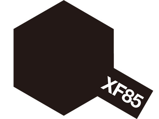 Tamiya Color Enamel Paint - XF-85 Flat Rubber Black 10 mL