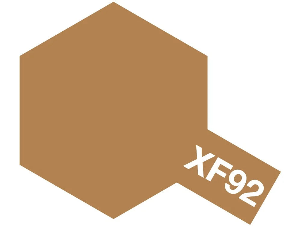 Tamiya Color Acrylic Paint - XF-92 Flat Yellow Brown (DAK 1941) 10 mL