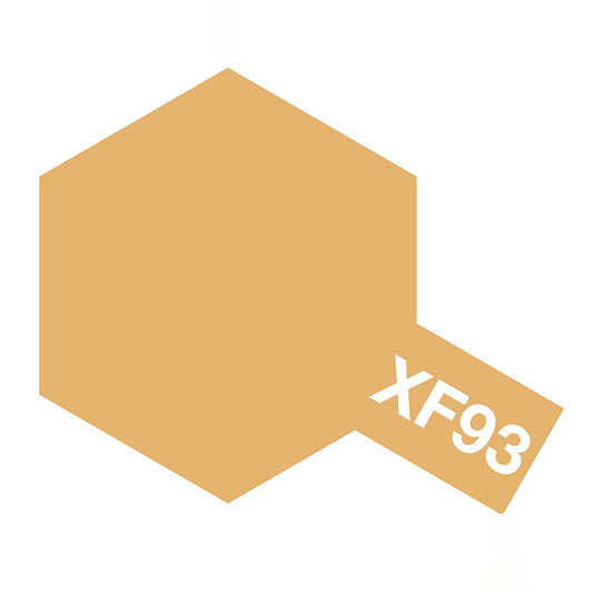 Tamiya Color Acrylic Paint - XF-93 Flat Light Brown (DAK 1942) 10 mL