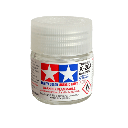 Tamiya Color Acrylic Paint - X-20 Thinner 10 mL